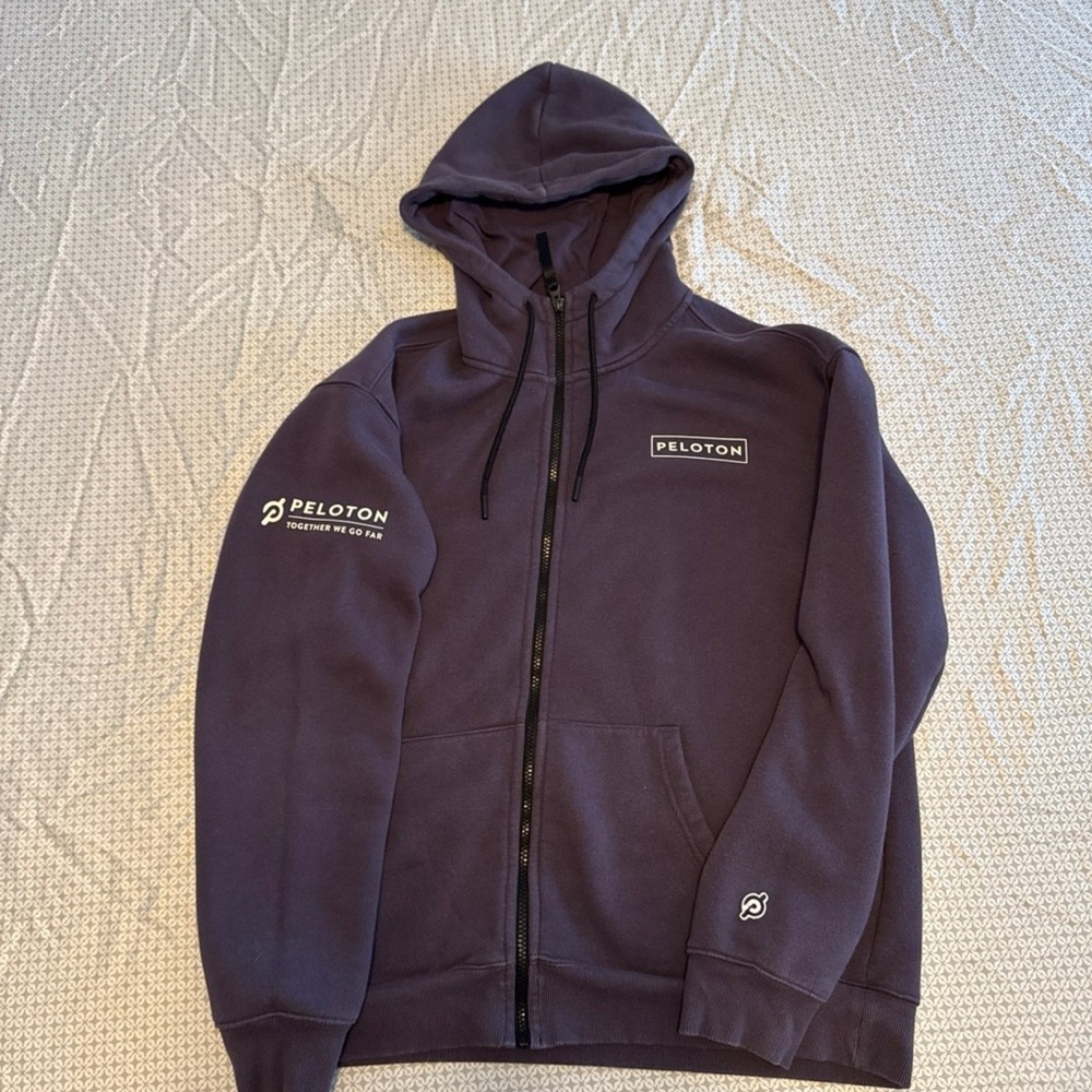 Peloton Men's Purple Hoodie